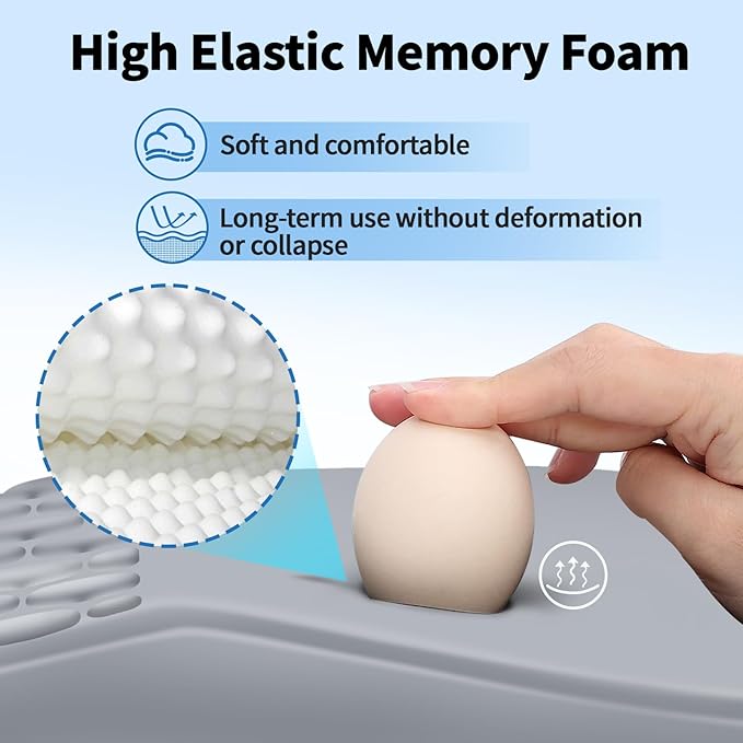 YIWEI Ergonomic Mouse Pad with Wrist Rest - Image 3