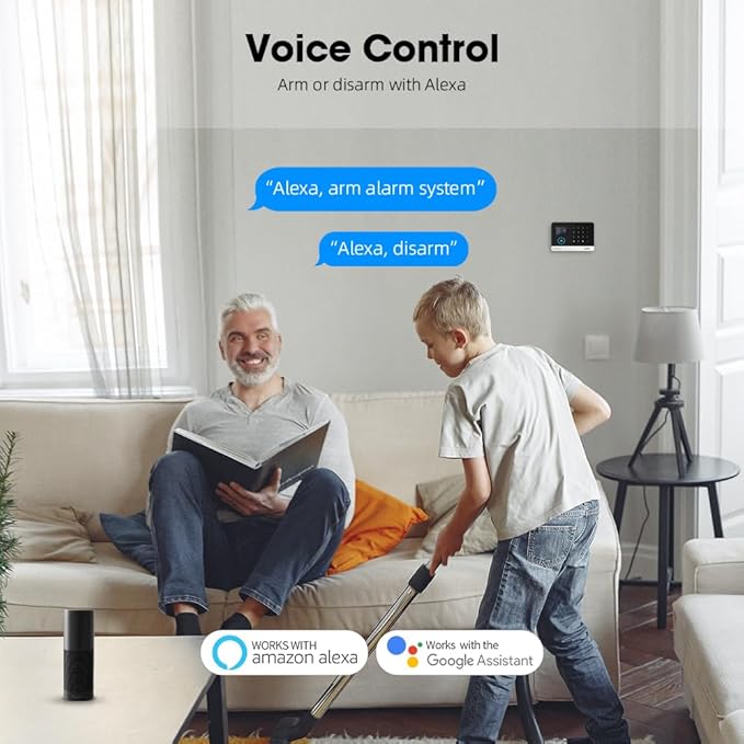 PGST Wireless Home Security System, 17-Piece Kit, Outdoor Camera, Phone APP - Image 4
