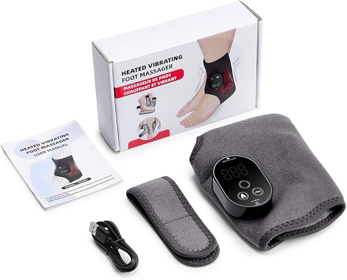 Foot and Ankle Massager for Pain Relief, Ankle Heating Pad Foot Renew Triple - Image 8