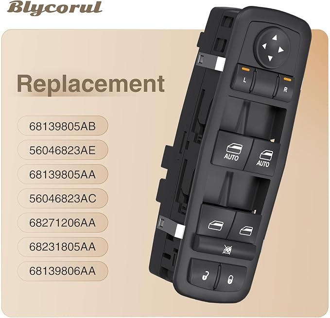 Blycorul Master Power Window Switch Driver Side Replacement - Image 3