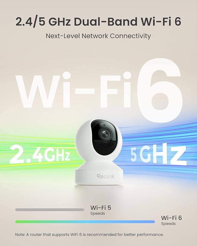 REOLINK Smart 4K UHD Pan & Tilt Dual-Band Wi-Fi 6 Indoor Security Camera - Image 7