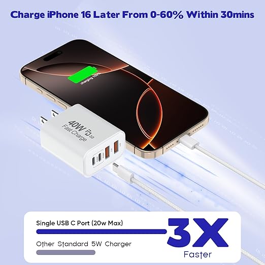 10FT iPhone 17 16 15 Pro Charger - Image 2