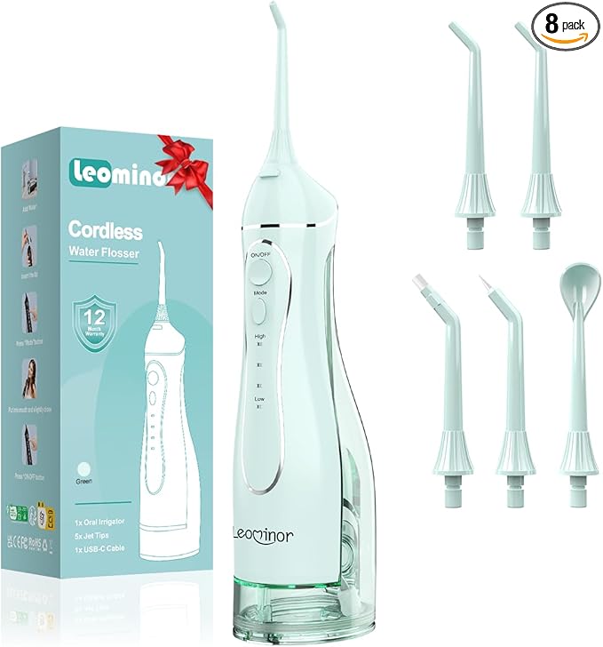 Leominor Water Dental Flosser Pick by LeominorFreshDaywithSmile