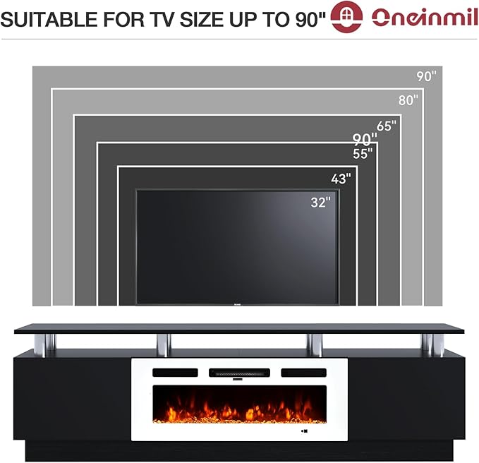 oneinmil Fireplace TV Stand - Image 5