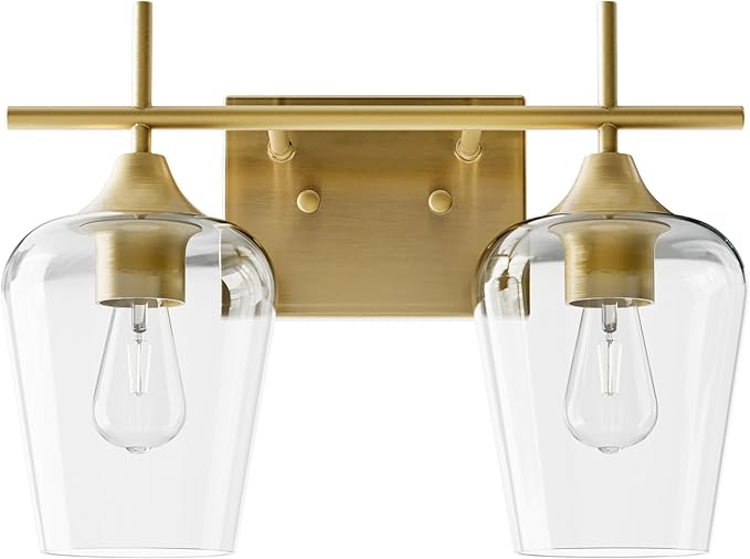 VONLUCE Bathroom Vanity Light, 2-Light Bathroom Light Fixture Over Mirror by Vonluce