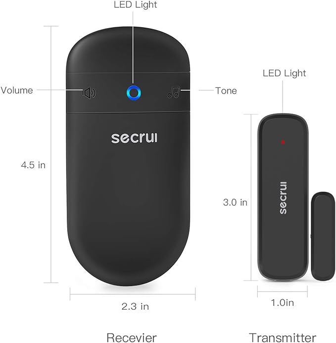 SECRUI Door Chime, Door Sensor Chime - Image 6