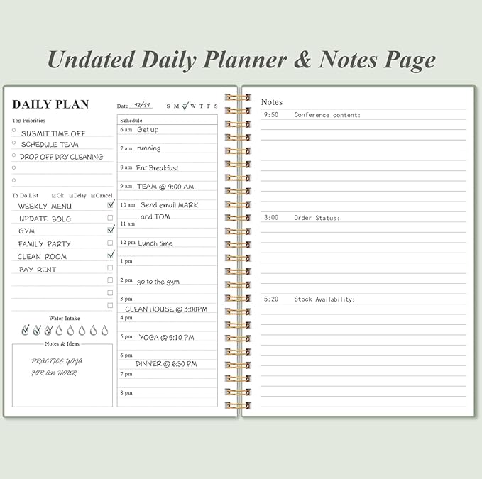 Daily Planner Undated - Image 3