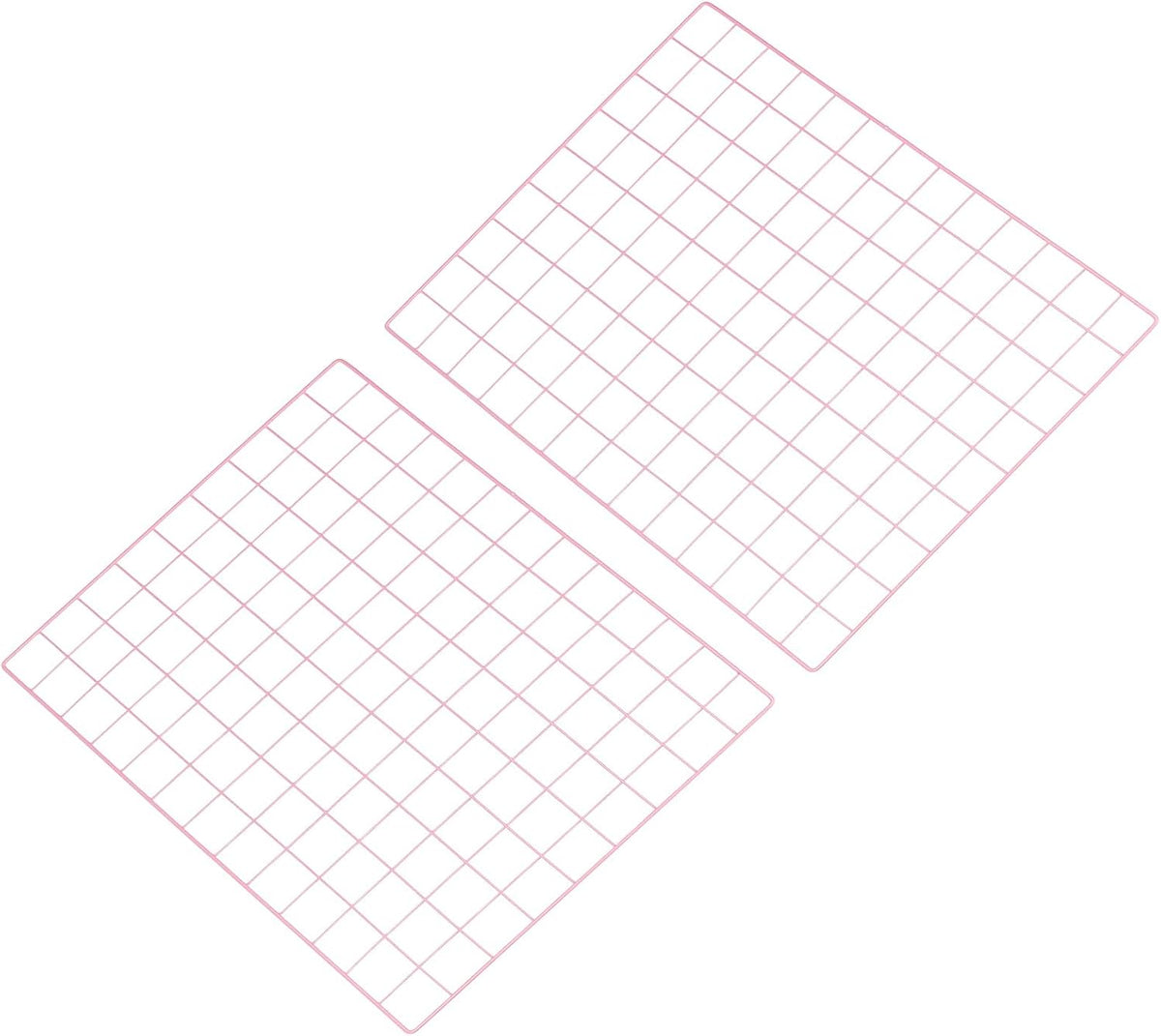 PATIKIL 18"x26" Wire Grid Panel, 2 Pack Board Photo Pictures Memo Display Grid
