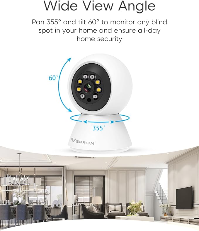 VSTARCAM Inside Cameras for House, 1080P - Image 2