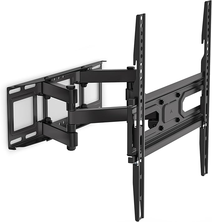 WALI Full Motion TV Wall Mount for 32–70 Inch TVs – Dual Articulating Mount by WALI