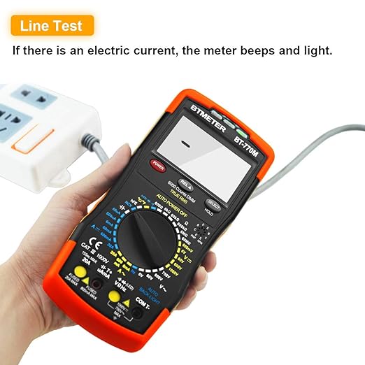 Digital Multimeter TRMS 6000 Count, BTMETER BT-770M Auto/Manual Ranging DMM - Image 8