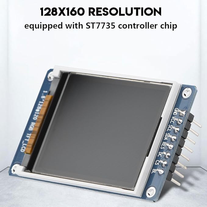 Bewinner 1.8inch LCD Display Module, TFT Screen Module 128 x 160 Resolution - Image 3