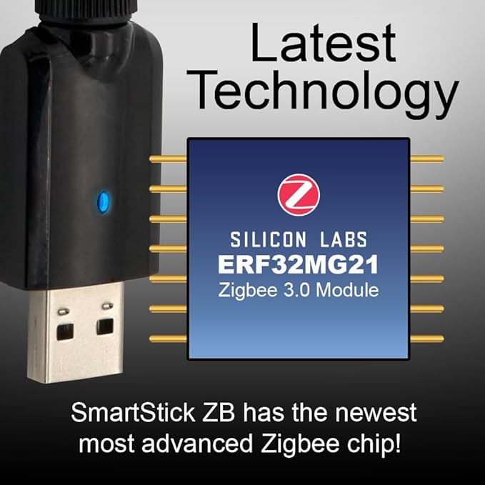 HomeSeer Zigbee 3.0 USB Interface/Coordinator/Dongle, SiLabs ERG32MG21 Chip - Image 4