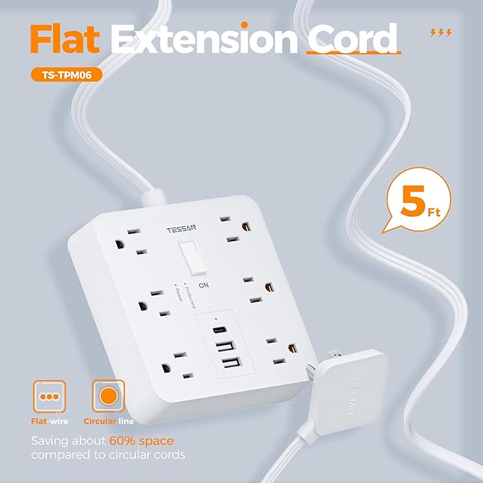 Surge Protector Power Strip - Image 6