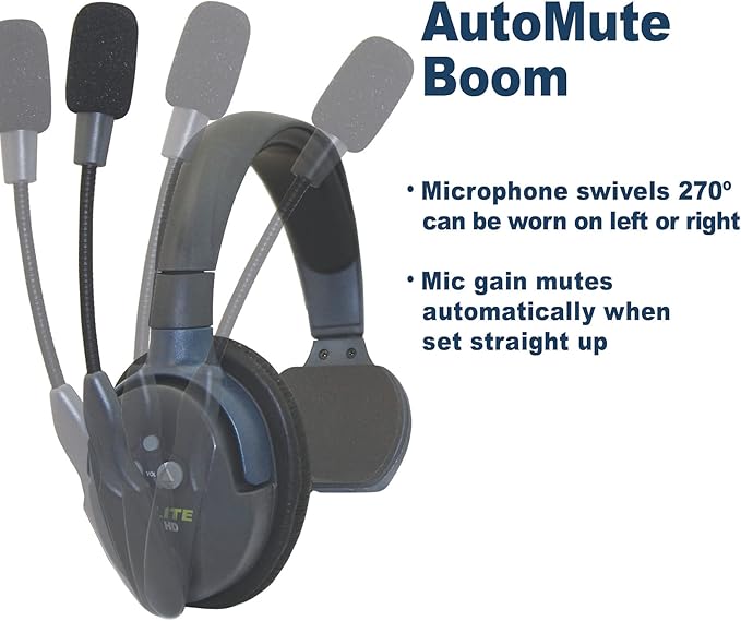 EARTEC HUB7D Ultralite-HD 7 Person Full Duplex Wireless Intercom Headset - Image 5