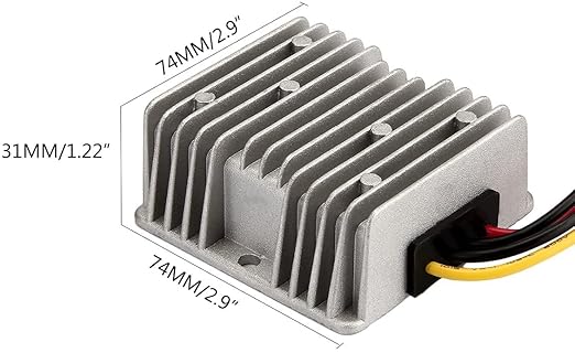 Gebildet DC Voltage Converter Regulator +2 pcs Wire Connecttor DC 24V Step-Down - Image 5