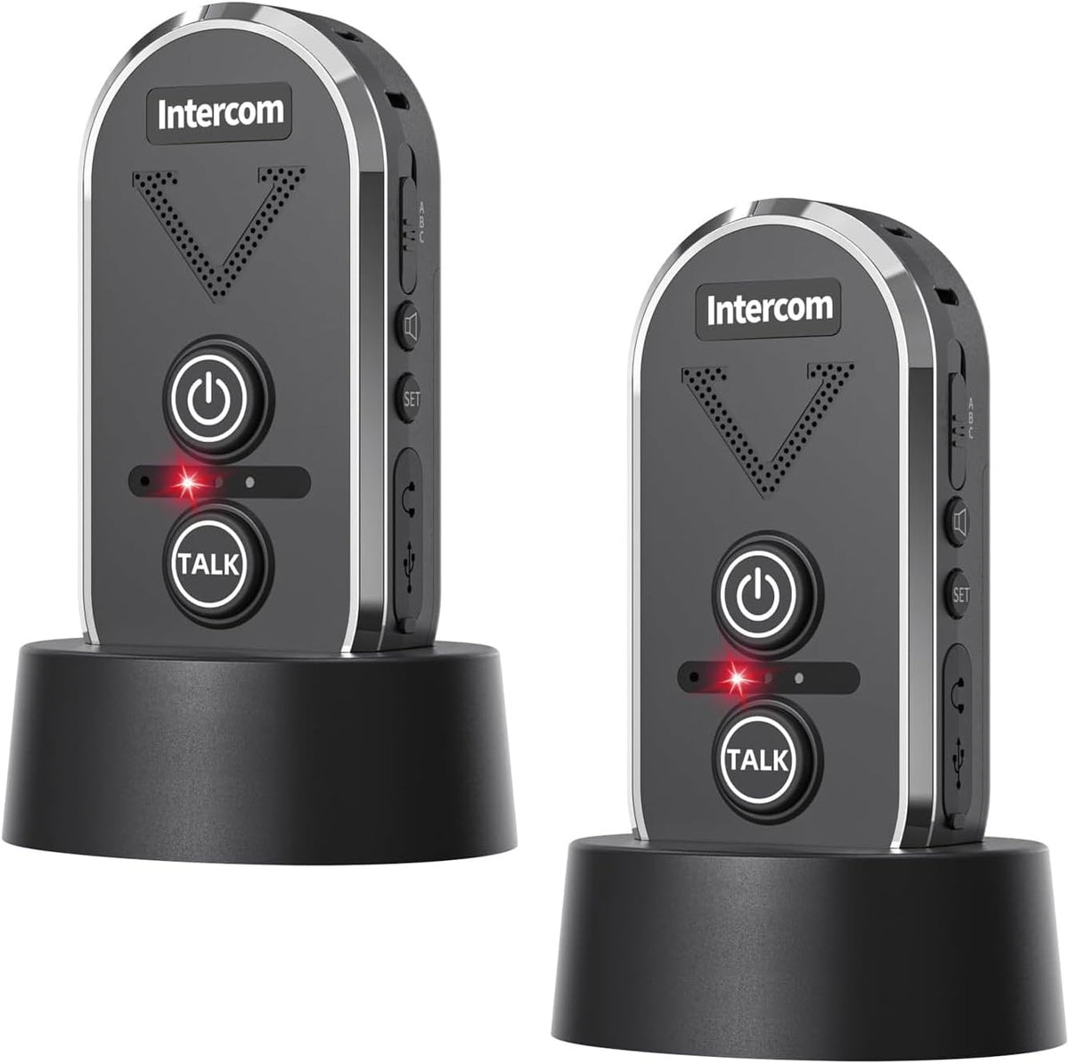 PANDAAR Doorbell Wireless for Home, Wireless Intercom System 4900ft Long Range