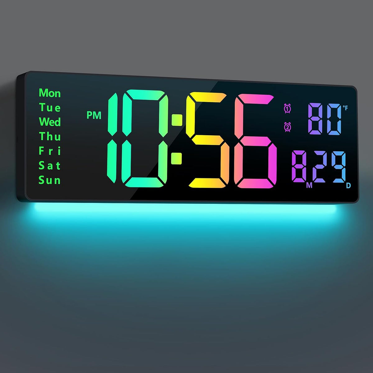 Digital Wall Clock Large Display 16", Digital Clock