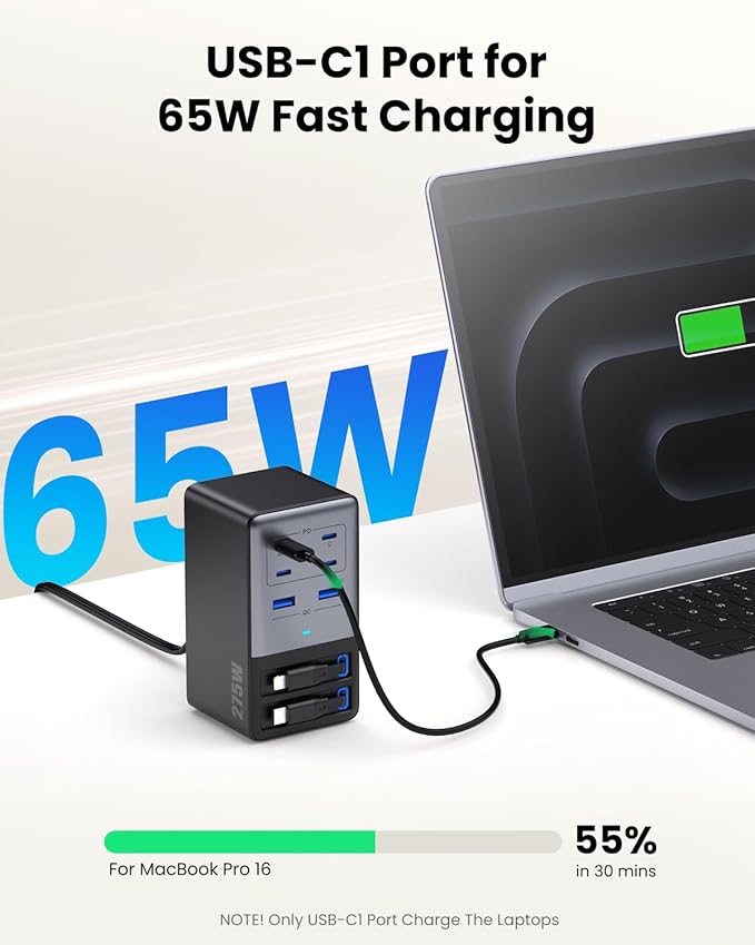 USB C Charger 275W Charging Station - Image 6