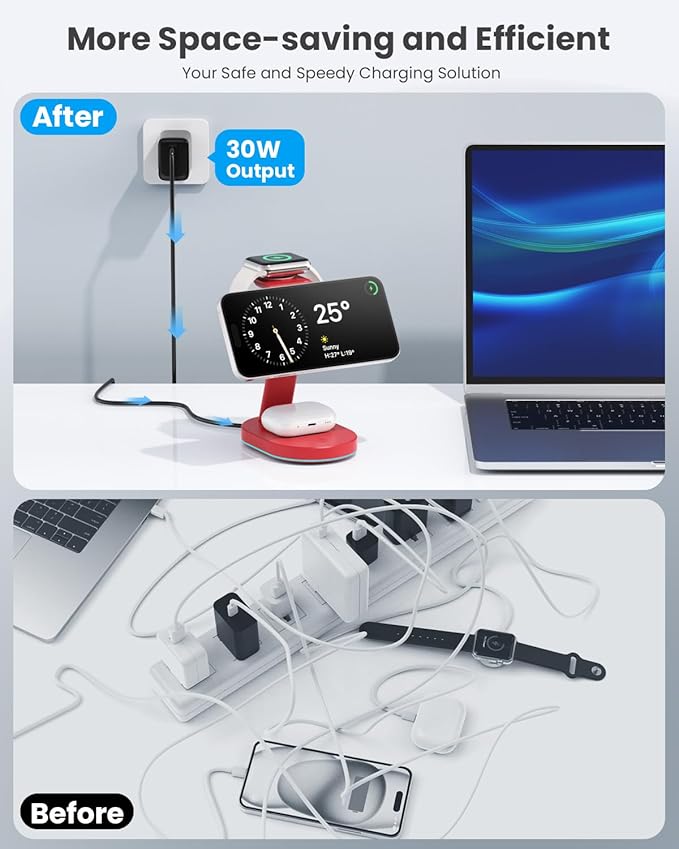 3 in 1 Wireless Charger Charging Station - Image 7