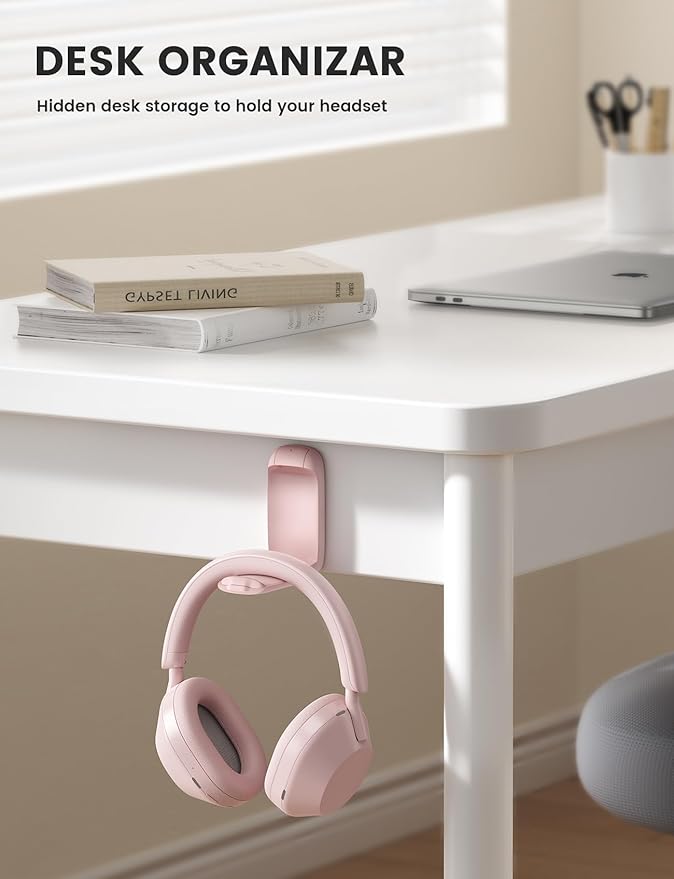 Lamicall Headphone Stand, Sticky Headset Holder - Image 3