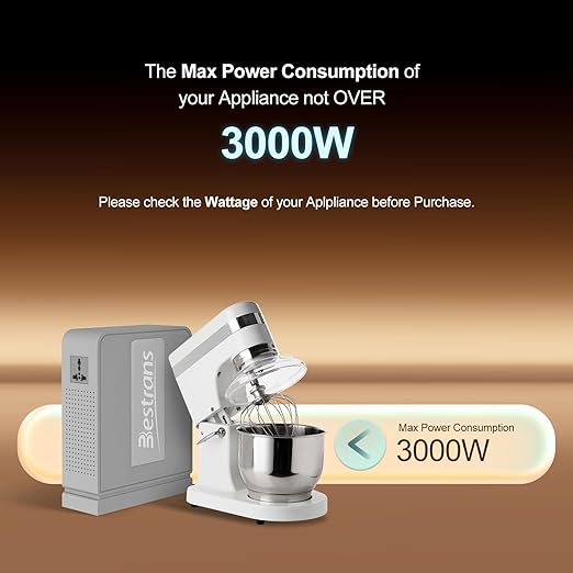 BESTRANS 3000W Step Up Transformer 110v to 220v Converter, Heavy Duty Voltage - Image 2