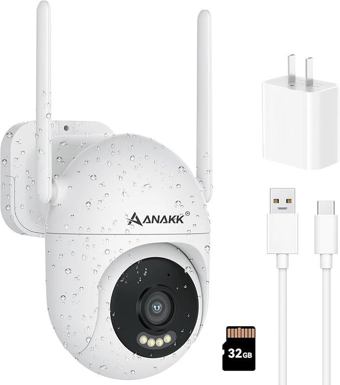 Anakk Outlet Powered Outdoor Security Camera by Anakk
