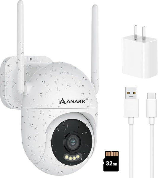 Anakk Outlet Powered Outdoor Security Camera by Anakk