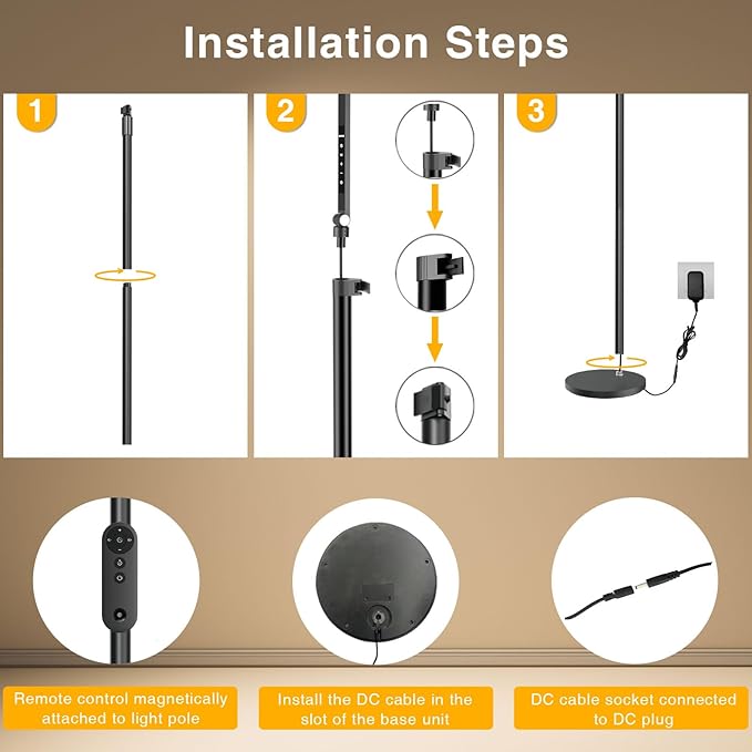 LitONES Ring Light with Stand, 15W Dimmable Zoom Lighting - Image 6
