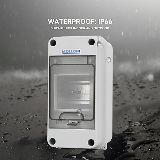 MOLLOM 3 Way Circuit Breaker MCB Distribution Protection Box - Image 3