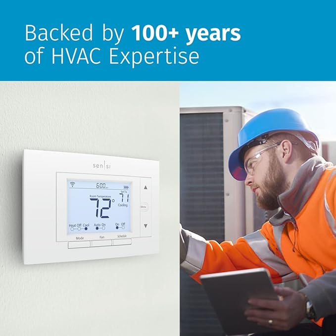 Sensi Smart Thermostat, 100 Years Of Expertise, Data Privacy, Programmable - Image 6