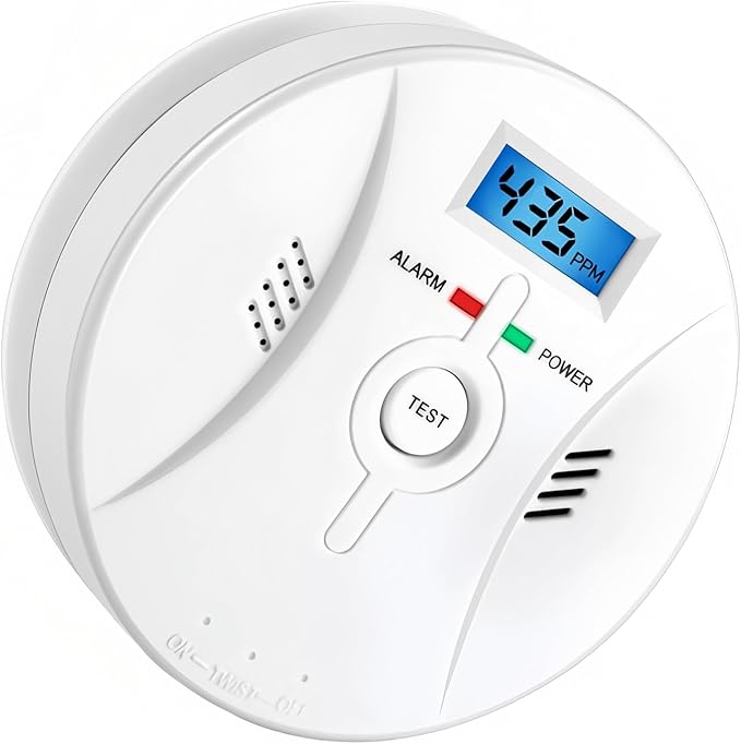 Carbon Monoxide Detector, Portable Carbon Monoxide Alarm, by COCHYSCELA