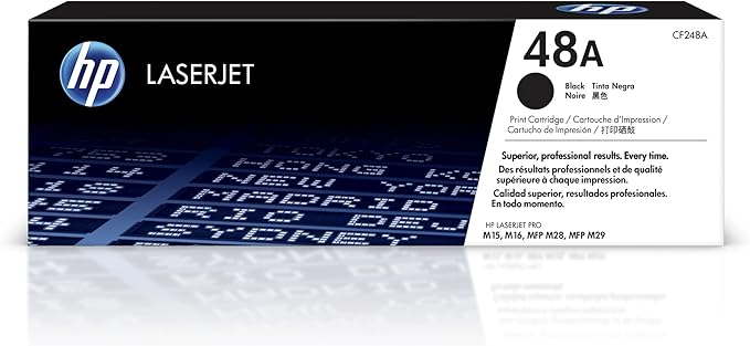 HP 48A Black Toner Cartridge | Works Laserjet Pro M15, M16 Series, Laserjet Pro by HP