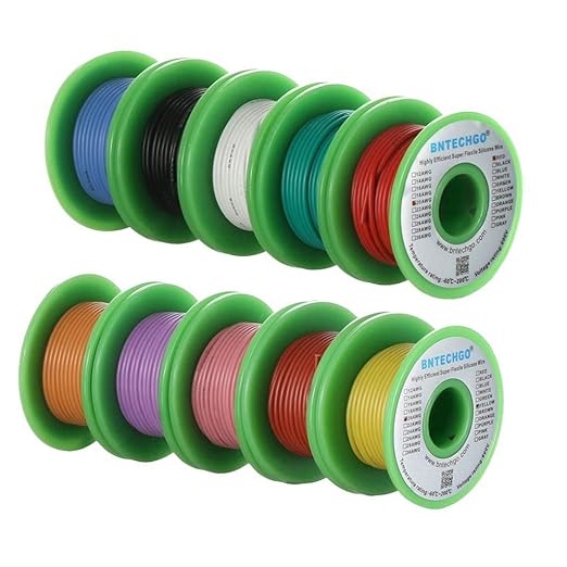 BNTECHGO 20 Gauge Silicone Wire Kit 10 Color Each 30 ft Flexible 20 AWG - Image 2