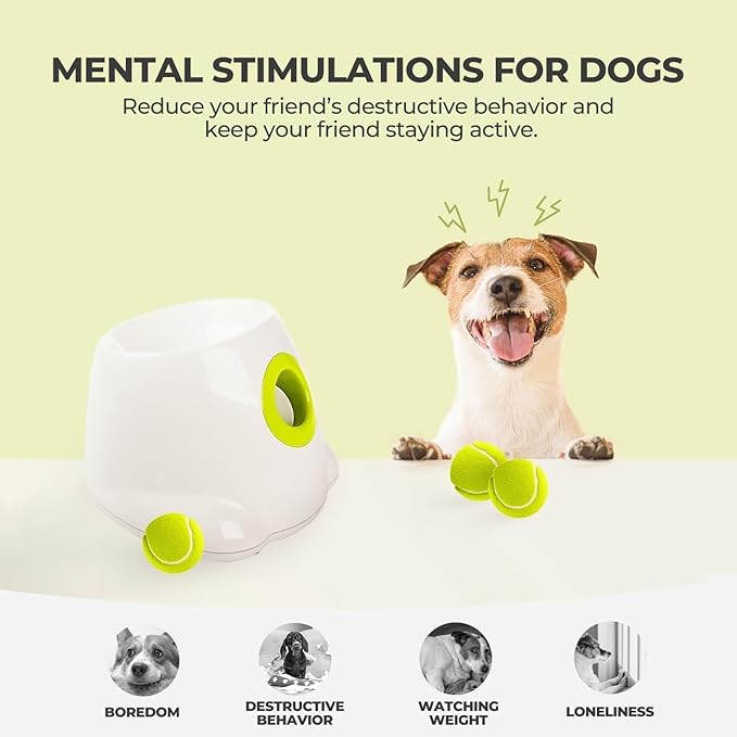 ALL FOR PAWS Automatic Ball Launcher for Dogs Interactive Puppy Pet Ball Indoor - Image 5