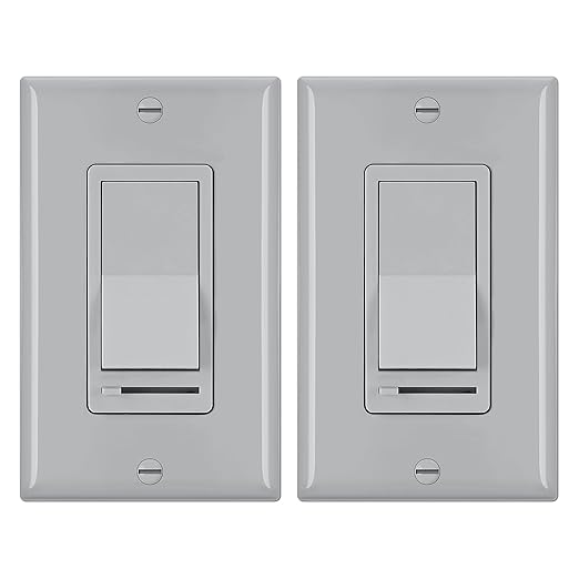 BESTTEN 2 Pack Dimmer Wall Light Switch, Compatible by BESTTEN