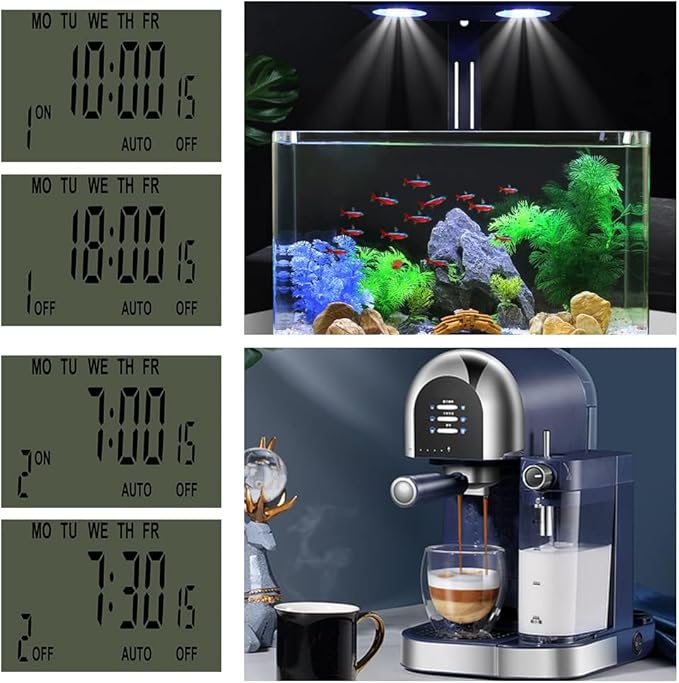 Digital Plug-in Timer Outlet Socket 20 on/Off Programmable Timer Switch 24 - Image 3