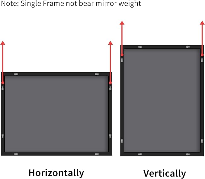 36x55 inch Bathroom Mirror, Large Rectangular Wall Mirrors - Image 6