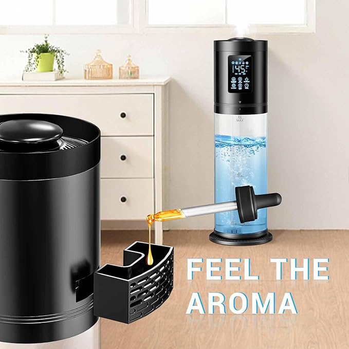 8L/2.1 Gal Humidifiers for Bedroom Large Room, 4 Levels Cool Mist Humidifier - Image 5
