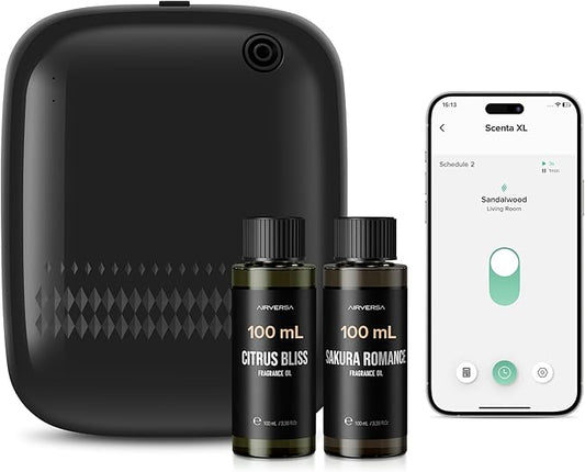 Airversa Smart Waterless Essential Oil Diffuser Starter Kit by Airversa