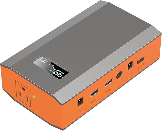 Portable Power Bank with AC Outlet, 65W 110V Portable Laptop Charger Battery by ZeroKor