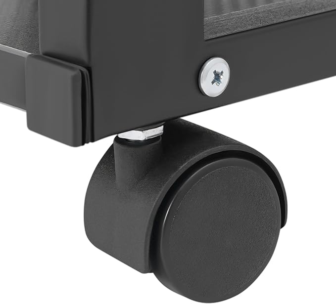4-Tier AV Media Stand Rack, Mobile & Space-Saving Design, DVD Players, - Image 5