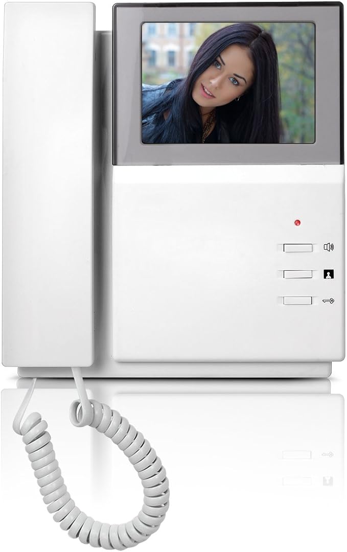 AMOCAM Wired Video Intercom Doorbell System 4.3 Inches HD LCD 2- Monitor Video - Image 8