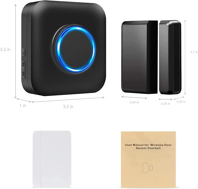 Door Chime Bistee Wireless Door Chimes When Door Open Entry Alarm 600FT Range - Image 7