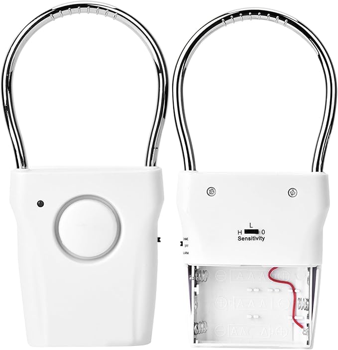 BORDSTRACT Door Handle Alarm, 120dB Vibration and Touching Triggered Portable - Image 9