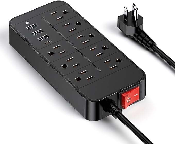 Otovoda Surge Protector Power Strip, 6 Ft Extension Cord - Image 8