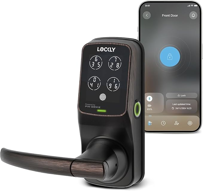 Lockly Secure Plus Bluetooth Smart Door Lock, Keyless Entry by Lockly