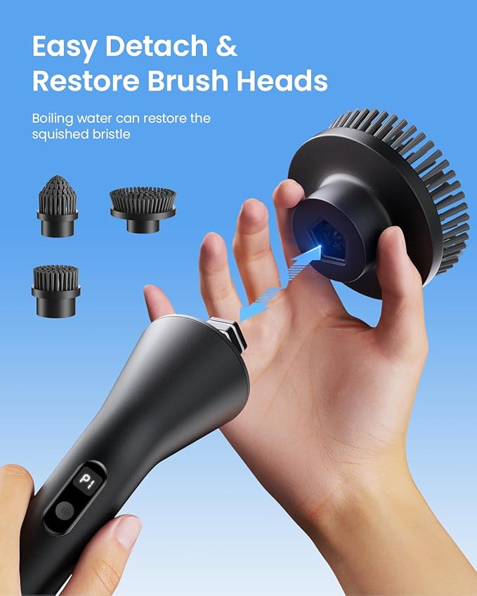 Leebein Electric Spin Scrubber, 2025 New Cordless Cleaning Brush Bathroom - Image 5