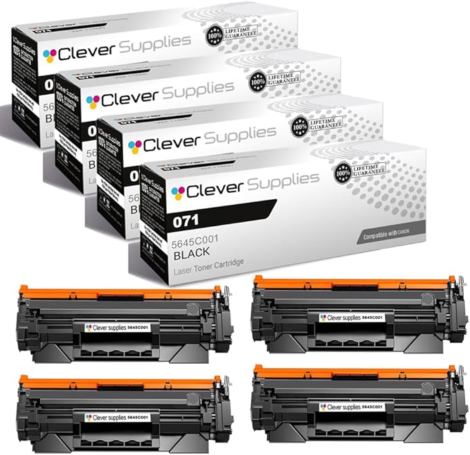 CS Replacement Compatible with Canon 071 Toner Cartridge 5645C001 to use with by CleverSupplies