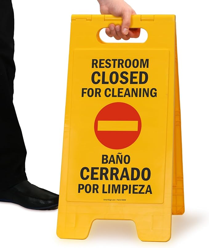 SmartSign 25 x 12 inch “Restroom Closed - Image 6